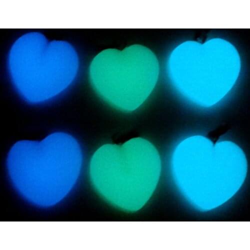 Natural stone Glow in the Dark Luminous Stone Pendant moonstone quartz crystal Fluorescent pendant Jewelry making necklace 24pc