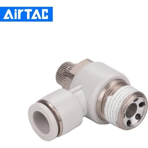 AirTac New Original Pneumatic Parts Flow Control Valve PSL4-M5 6-01 PSL8-02PSL10-03PSL12-04 Joint FItting