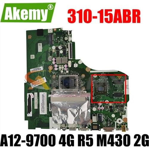 Akemy CG516 NMA741 Is Suitable For Lenovo Ideapad 310-15ABR Laptop Motherboard CPU A12-9700 4G RAM GPU R5 M430 2G Work