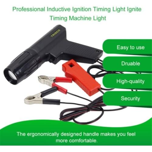 Ignition Timing Gun 12V Timing Machine Gun For Car Motorcycle Auto Diagnostic Tools Light Strobe Detector Car Repair Tool