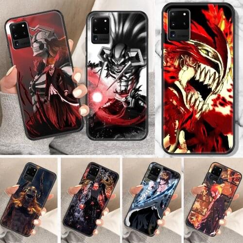Bleach Anime Phone case For Samsung Galaxy Note 4 8 9 10 20 S8 S9 S10 S10E S20 Plus UITRA Ultra black tpu bumper fashion