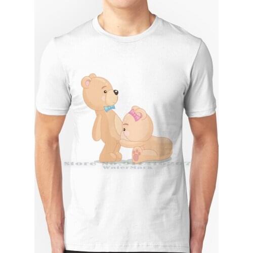 Dirty Bears Giving Head T Shirt 100% Pure Cotton Couple Oral Head Sex Kinky Dick Lollipop Licking Pride Love Cute Furry Furries