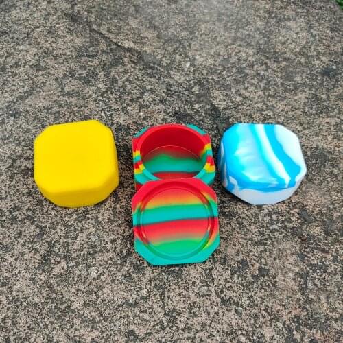 HORNET Honeycomb Shape Wax Dab Oil Jar 115ML Unbreakable FDA Silicone Big Volume Wax Container Concentrate Multi Use Storage Jar