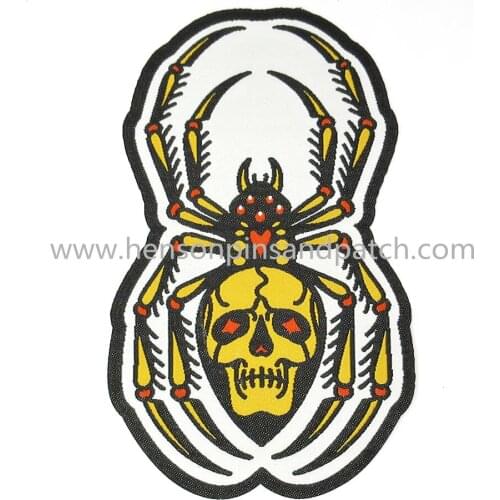 Customized animal polyester woven or printed lobster cloth patch