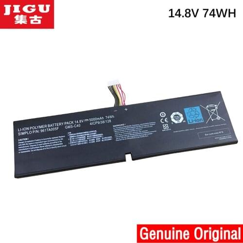 JIGU Original Laptop Battery 4ICP9/38/128 GMS-C40 961TA005F forRAZER Blade Pro 2013 17 2015 RZ09-00991101