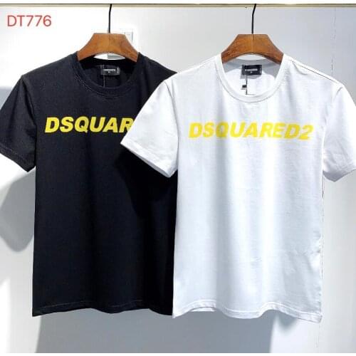 2021 new Dsq2 mens printed T-shirt, round neck oversized T-shirt fresh prince of bel air shirt DT776