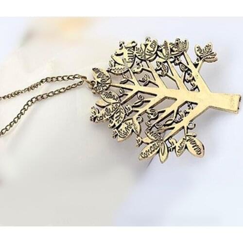 Hot Arrival The New Design Of The Coin Necklace Vintage Necklace Bird Tree Fashion Wholesale