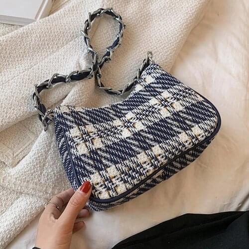New Small Chain Crossbody Bags for Women 2021 Simple Totes Shoulder Bag Lady Luxury Brand Handbags and Purses Beautiful