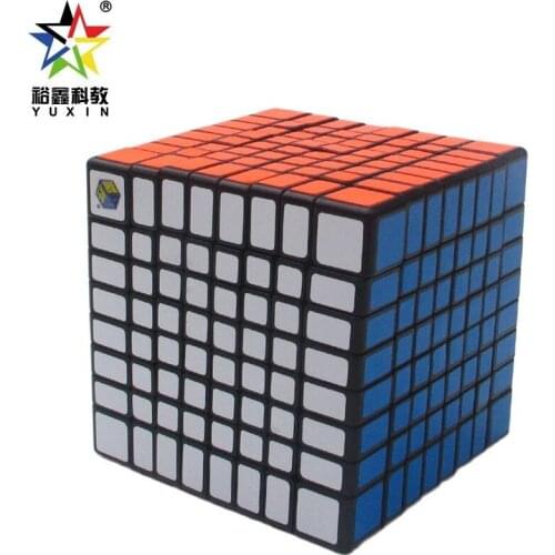 Yuxin Huanglong 8x8x8 Magic Speed Cube Professional Challenge 8 Layers magico cubo 8x8 Speed Cube Puzzle Game Kid gift Toys game