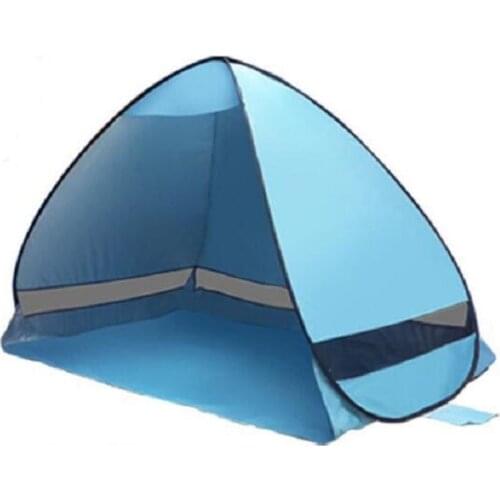 Outdoor automatic folding camping tent Free build beach leisure tent