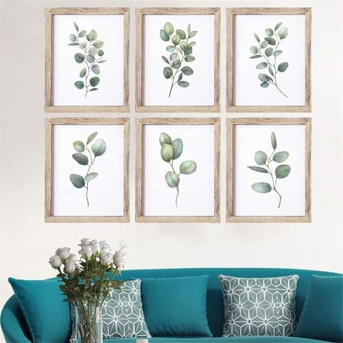 Botanical Print 6 Of Set Painting Eucalyptus Wall Art Leaf Print Botanical Art Eucalyptus Leaf Art Room Decor Office Home Decor