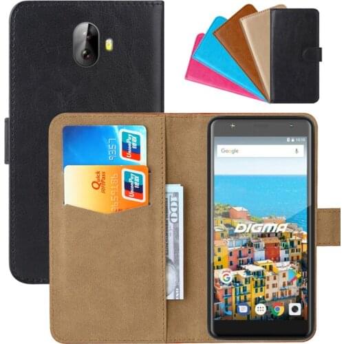 Luxury Wallet Case For Digma LINX B510 3G PU Leather Retro Flip Cover Magnetic Fashion Cases Strap