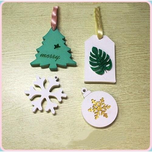 Christmas Tree Aromatherapy Wax Silicone Mold Snowflake Elk DIY Aroma Gypsum Plaster Silicone Mould For Car Pendant
