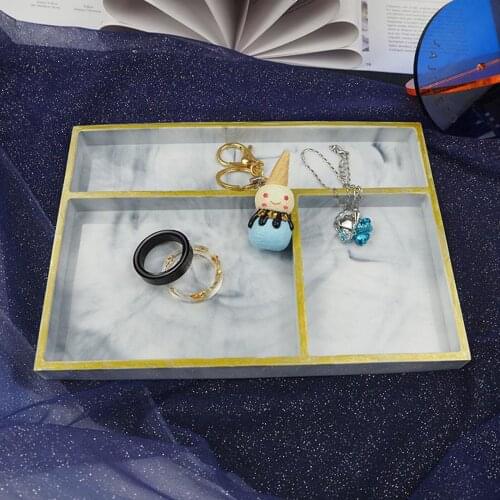 Box Resin Molds Silicone, Jewelry Epoxy Mold Sets for Storing Earrings, Rings, Coins, Keys