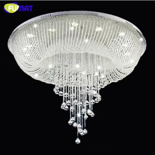 FUMAT Modern Crystal Chandelier For Living Room LED Crystal Lamp Luxury Home Lighting Fixture LED Lustres De Cristal Chandeliers