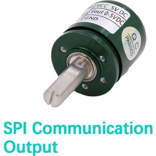 0-360 Degree Rotating Hall Angle Sensor 5V DC Power Supply SPI Communication Output