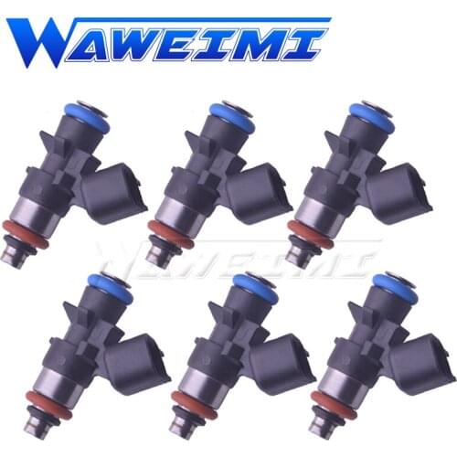 WAWEIMI Brand New 6x Fuel Injector Nozzle 05184085AD For Chrysler 200 300 For Dodge Avenger Challenger 3.6L 2001-2017