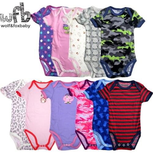 Боди с коротким рукавом для малышей Wobfaobxylf China At AliExpress