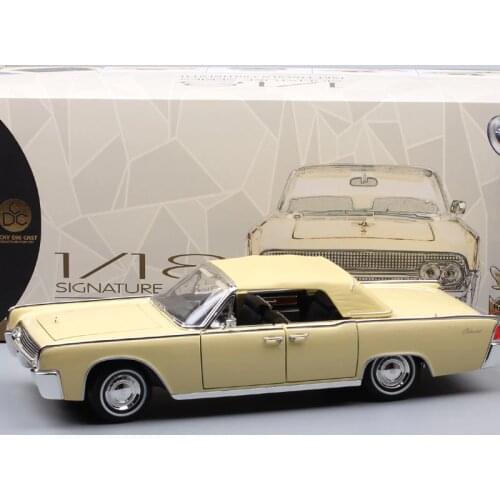 1:18 Big Road Signature luxury vintage 1961 LINCOLN CONTINENTAL convertible Diecasts & Toy Vehicles models car scales gift adult