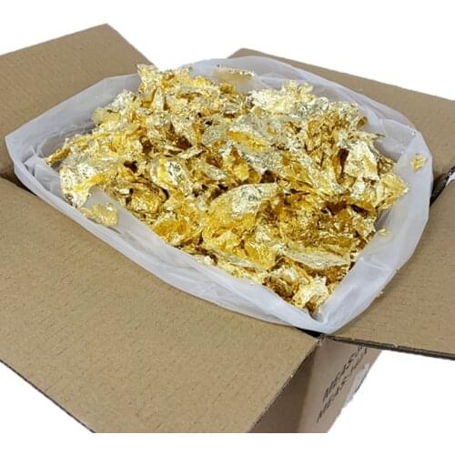 1KG Imitation gold Flake leaf in big size for giliding decoration in good quality, free shipping