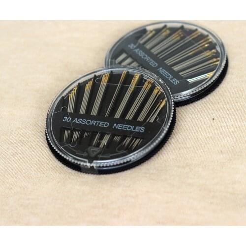 1 Set 30Pcs Stainless Steel Hand Sewing Needles Sewing Pins Quilt Embroidery Mending