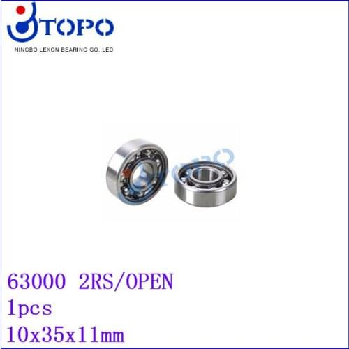 10*35*11mm Deep Groove Ball Bearings63000 /2RS/OPEN
