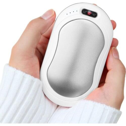10000mAh Usb Rechargeable Electric Hand Warmer Heater Travel Handy Long-life Mini Pocket Warmer Home Warming Product