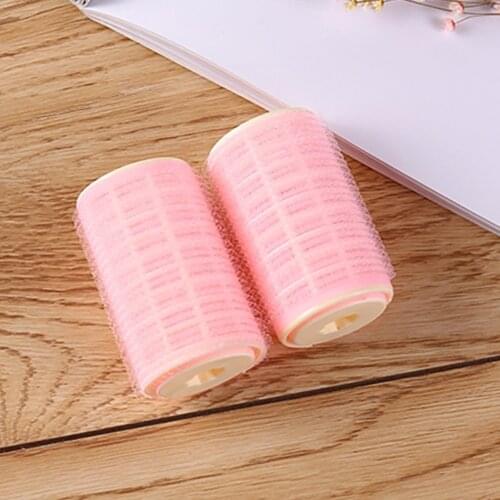 2pcs Hair Rollers Curlers Self Grip Holding Self-Adhesive Sticky Small Self Grip Hair Rollers Salon Curlers For Short Hair