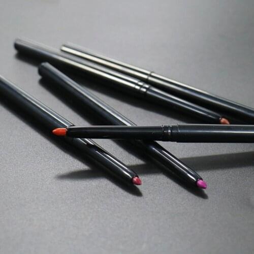 20 Piece Private Label Lip Liner Rotated Pencil Non-marking Long Lasting Waterproof Lipliner Cosmetic Wholesale