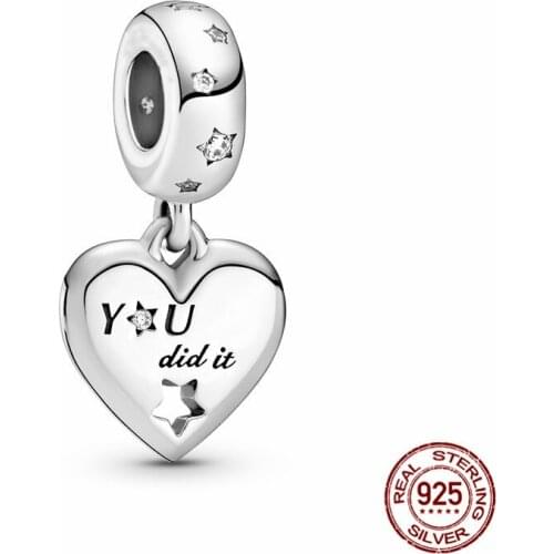 2021 New 925 Sterling Silver Mothers Day Love Gift Charm Fit Original 3mm Bracelet&Bangle For Women Birthday Fashion Jewelry