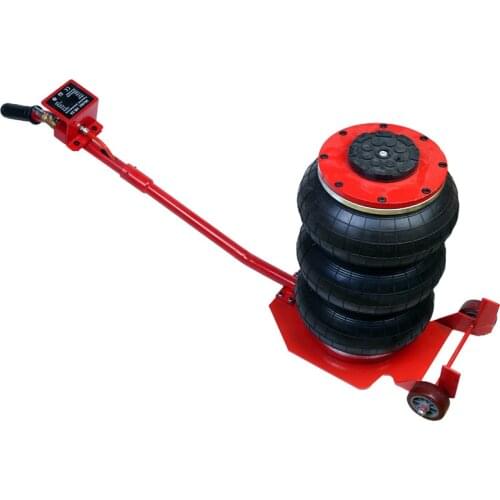 3 Ton Triple Bag Air Pneumatic Jack 6600 lbs Steel 16" High Compressed Air jack