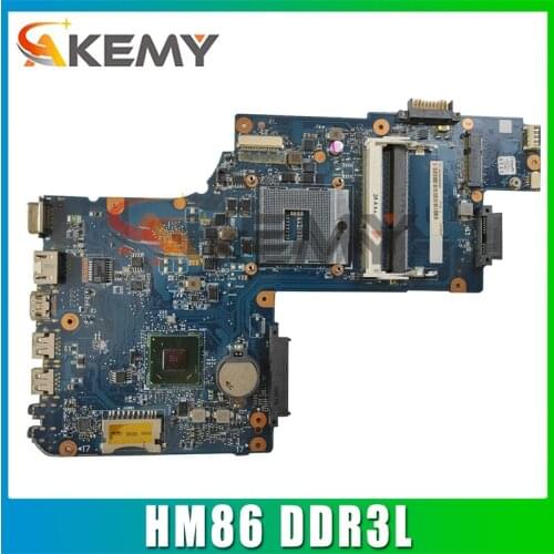 Akemy H000063020 H000063030 H000064260 PT10S UMA MB Mainboard For TOSHIBA Satellite C50 C50-A Laptop Motherboard HM86 DDR3L