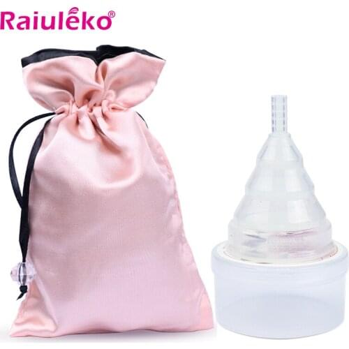 Free Shipping 1pc Feminine hygiene products vagina care / lady menstrual cup / alternative tampons medical silicone cup R-191