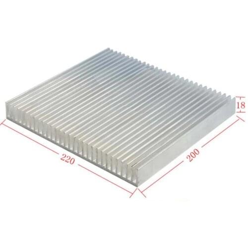 Fast Free Ship Dense tooth Power amplifier radiator 220*18*150mm radiator 6063 environmental protection aluminum heatsink