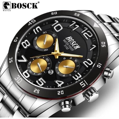 Relogio Masculino Mens Watches Top Brand Luxury Fashion Business Quartz Watch Luminous Men Sports Steel Waterproof male Clock