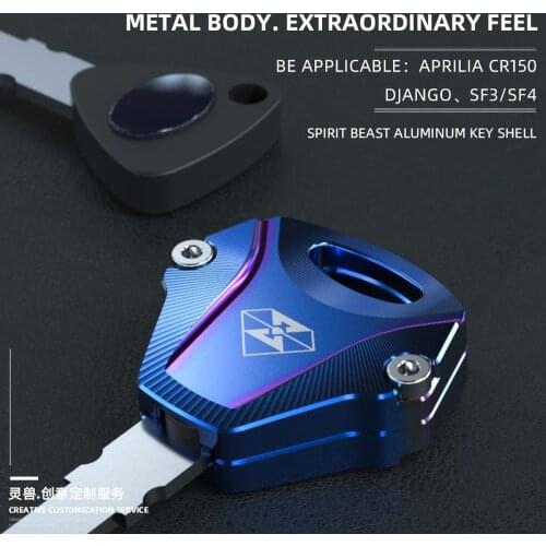 Motorcycle Key Cover Shell for Aprilia CR150 APR150-6 APR150-6V Peugeot Django SpeedFight 4 SF3 SF4