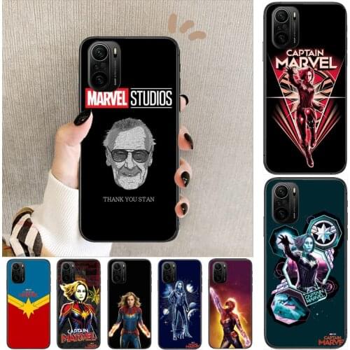 Marvel caption marvel Phone Case For xiaomi redmi POCO F1 F2 F3 X3 Pro M3 9C 10T Lite NFC Black Cover Silicone Back Prett mi 10