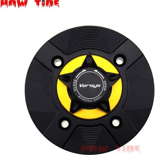 For KAWASAKI KLZ VERSYS 1000 VERSYS1000 2019-2020 CNC Aluminum Keyless Motorcycle Accessories Fuel Gas Tank Cap Cover