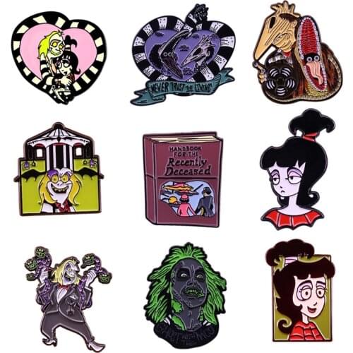 DZ12 Anime Movie Figure Hard Enamel Pins Women Men Badge Backpack Collar Lapel Fashion Jewelry