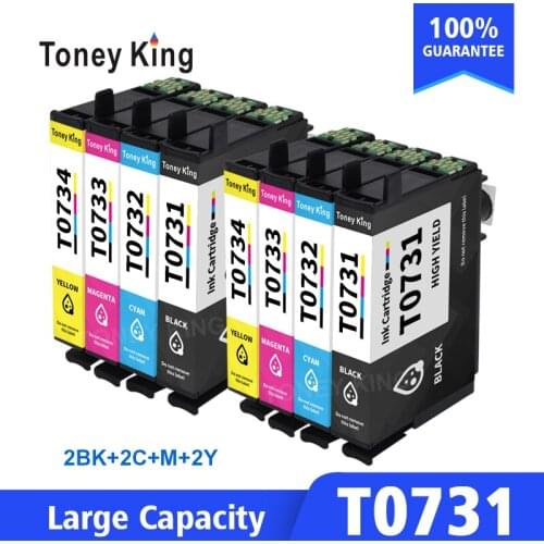 73N T0731 Ink Cartridge for Epson Stylus CX3900 CX5900 CX4900 CX4905 CX3905 TX100 TX110 TX200 TX210 TX400 TX410 TX100 Printer
