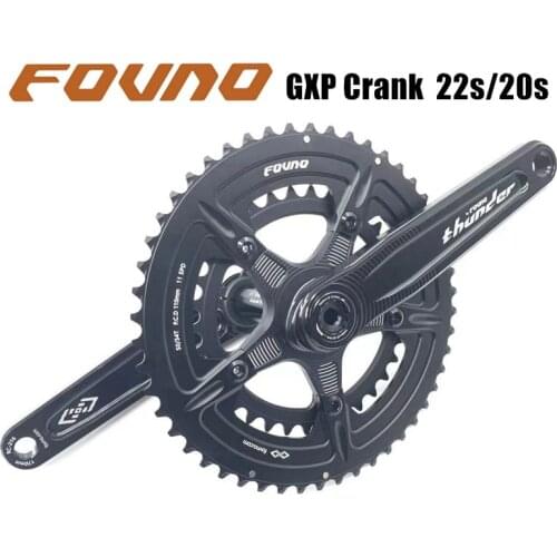 Fovno GXP Bicycle Crank Aluminum Alloy Road Bike Crankset 165/170/175mm 22s 50-34T Bicycle Crank for Shimano Sram Bicycle Parts
