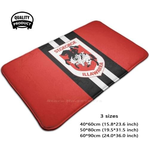 St George Illawarra Face 3 Sizes Home Rug Room Carpet St George St George Rugby League Football Club Sydney Afl Australian