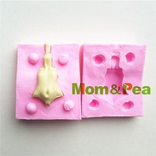 Mom&Pea MPA1665 Female Body Shaped Silicone Mold Cake Decoration Fondant Cake 3D Mold Food Grade