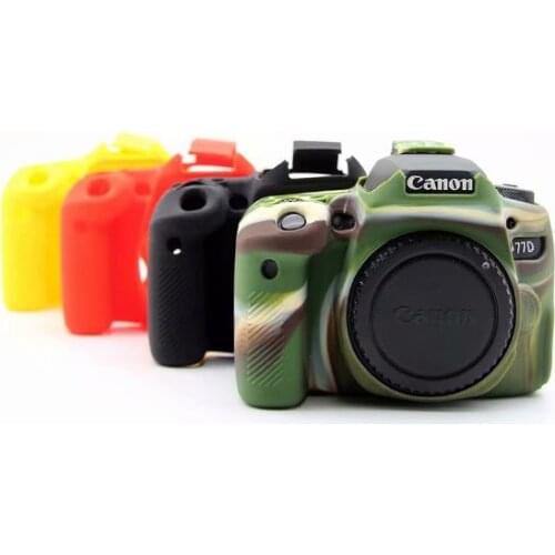 Nice Soft Silicone Rubber Camera Protective Body Cover Case Skin For Canon 5D Mark III 5D3 5D4 6D 6D2 70D 77D 200D Camera Bag