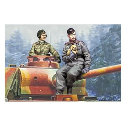 1:35 Panzer Crew Set (2 Figures)