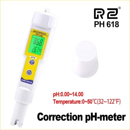 Professional Mini Probe Pen-Type Water Quality Analysis Device Waterproof Acidity Meter Pen Type Quality Analysis Device pH-618