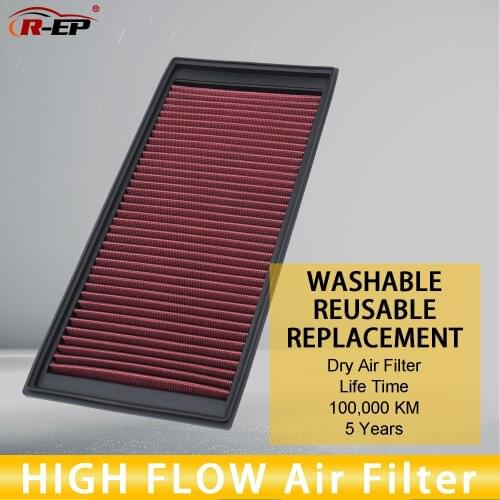 R-EP High Flow Air Filter Fits for VW Golf IV GTI Bora Beetle Jetta Seat Leon Skoda Octavia Audi A3 S3 TT Air Intake System