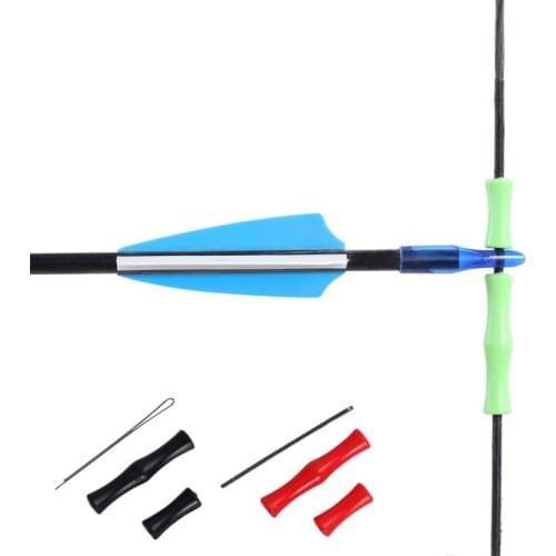 Recurve Bowstring Finger Guard Saver Archery Target Soft Silicon Bow String Protector Gear Quick Shooting Finger Guard