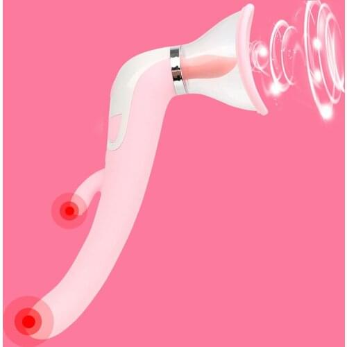 Clitoris Stimulation Licking Clit Nipple Massager Erotic Sex Toys for Women Sucking Dildo Vibrator Multispeed