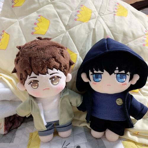 Time Raiders Wu Xie Kylin Zhang Plush 20cm Doll Body With Clothes Clothing Toy Stuffed Display Cute Cosplay Gift Lovely Limited